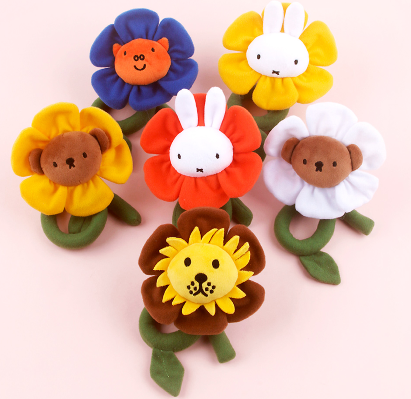 Miffy Endless Fabric Flower- Birthday Gift, Home Deco: MIffy-Red