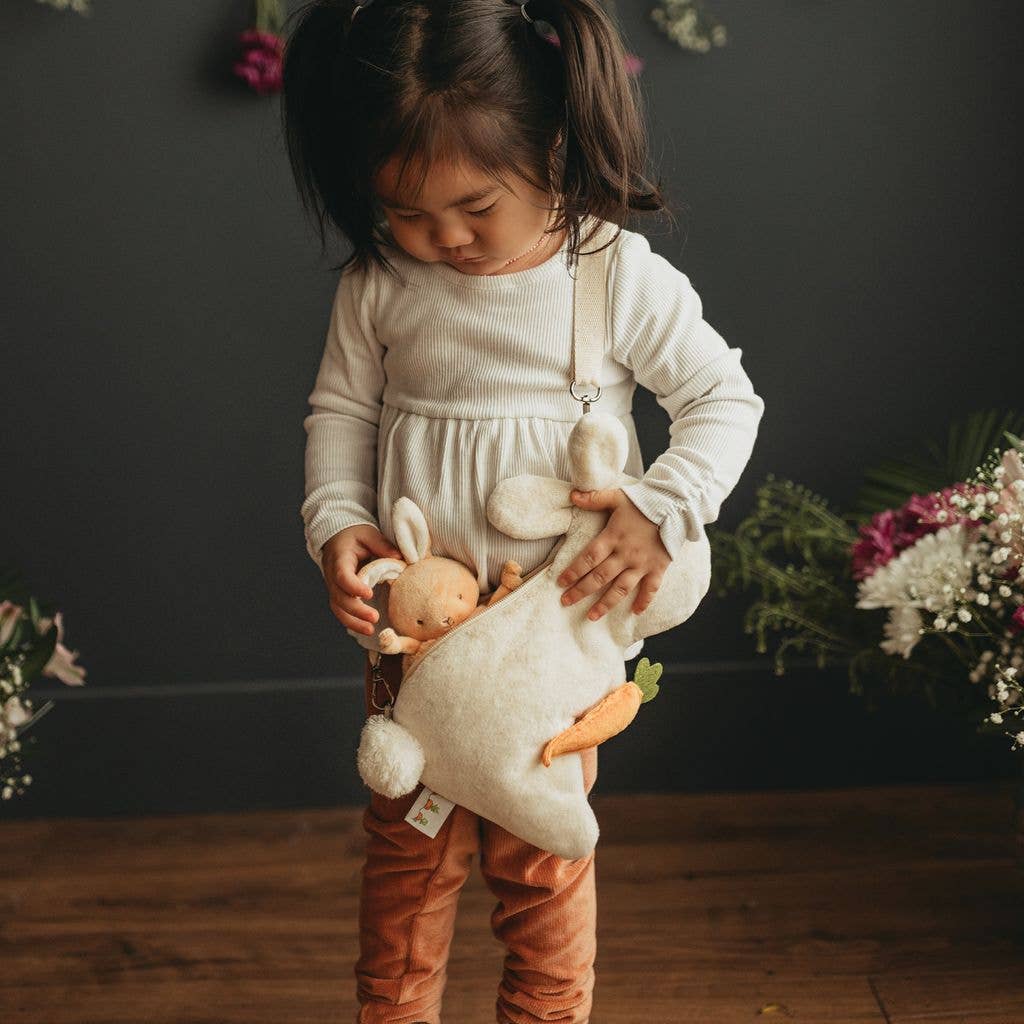 Bunny Purse with Carrot Cross body