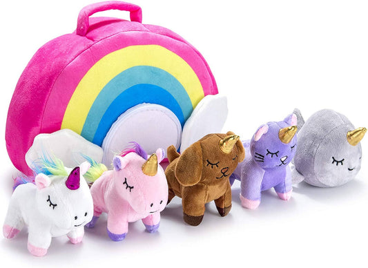 Unicorn Toy Set with To Carry Unicorn Bag