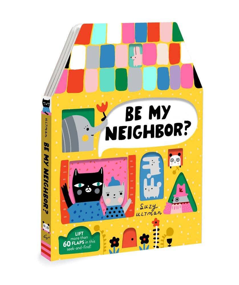 Be My Neighbor? Immersive dollhouse-shaped book