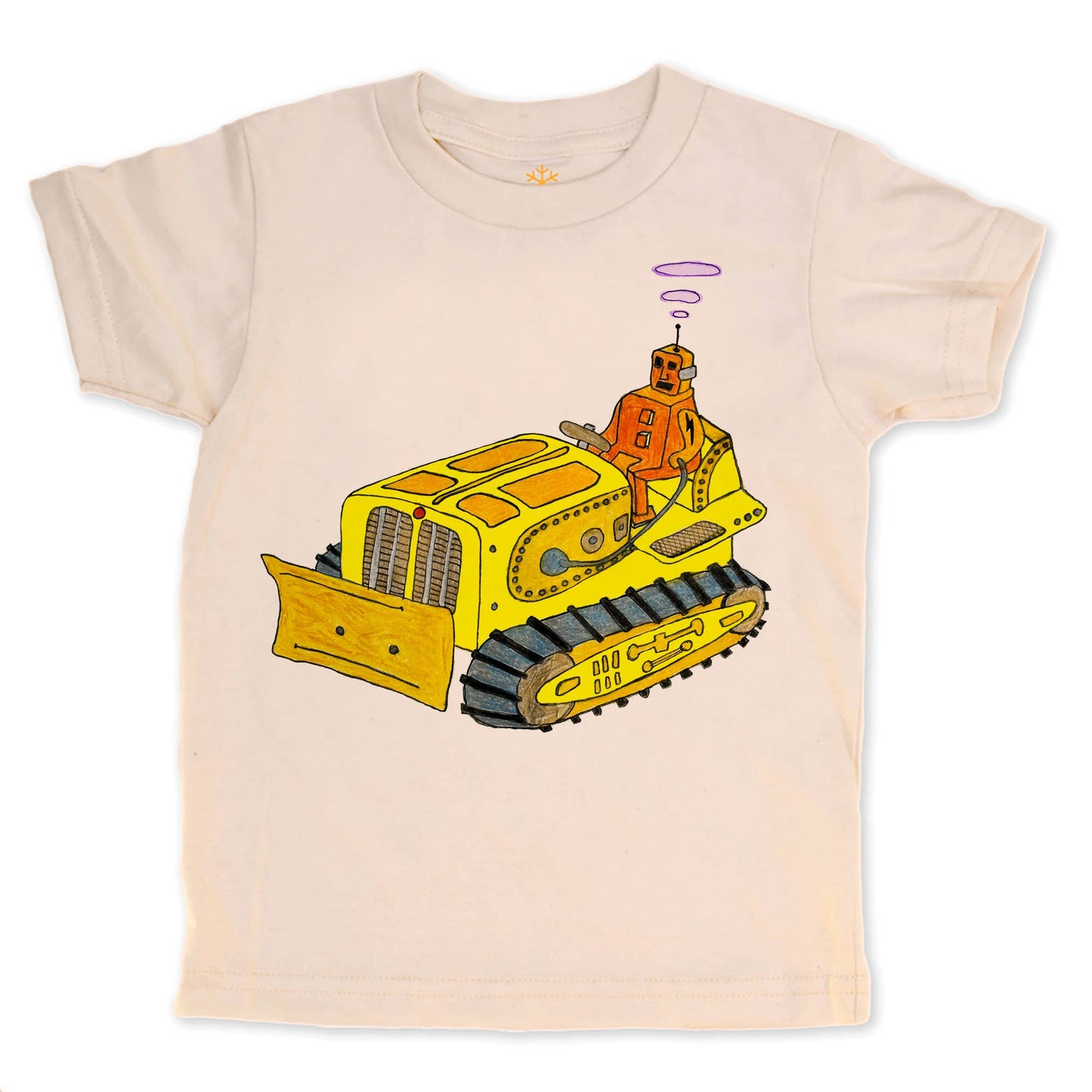 Robot Bulldozer - Kids Organic Tee