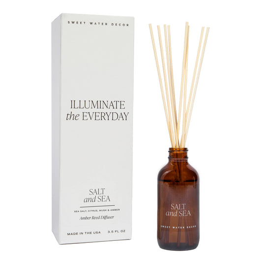 Salt and Sea Amber Reed Diffuser - Gifts & Home Decor