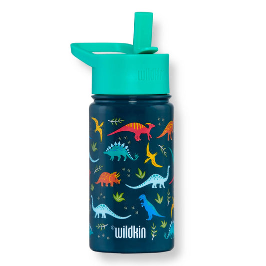 Jurassic Dinosaurs 14 oz Stainless Steel Water Bottle