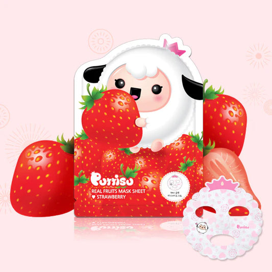 Real Fruit Facial Mask Sheet for Kids - STRAWBERRY